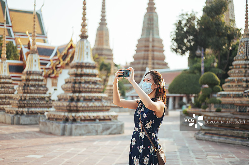 曼谷黎明寺地标美景图片素材