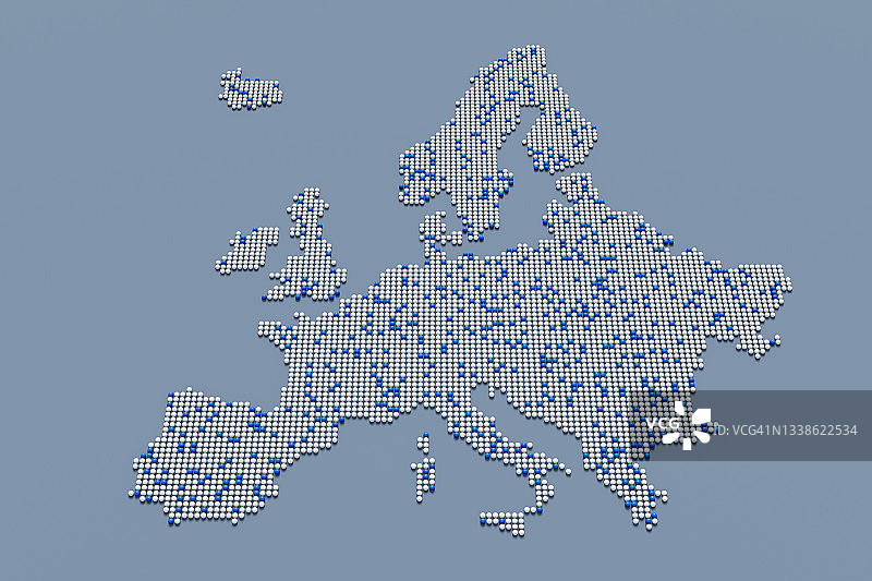 欧洲地图图片素材