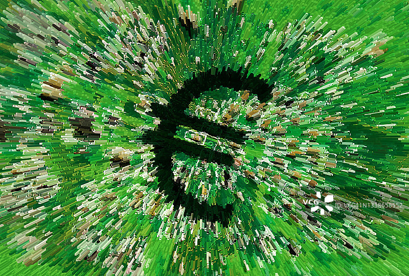 像素欧元符号图片素材