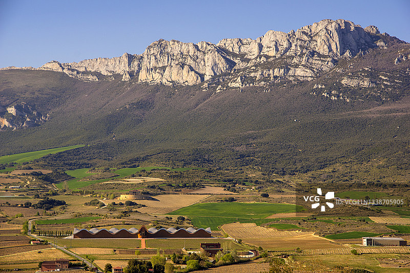 西班牙巴斯克地区的拉瓜迪亚图片素材