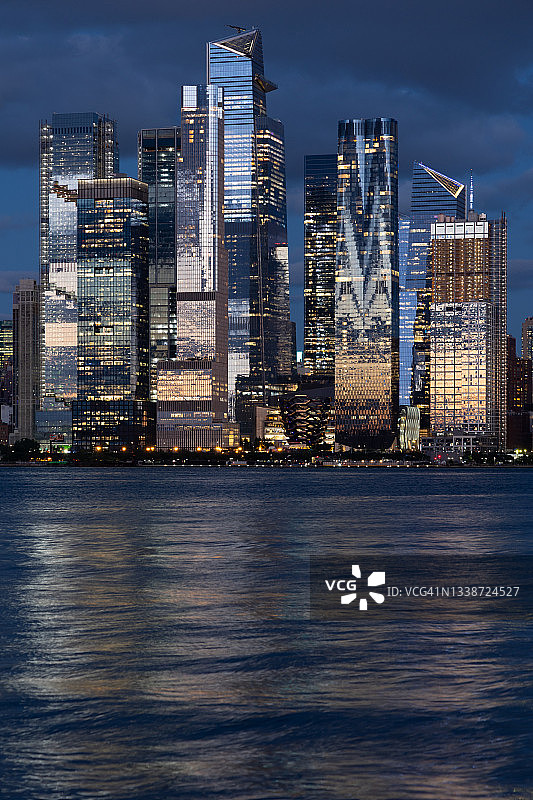 曼哈顿中城天际线图片素材