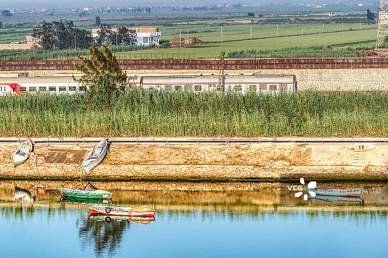 苏伊士运河图片素材