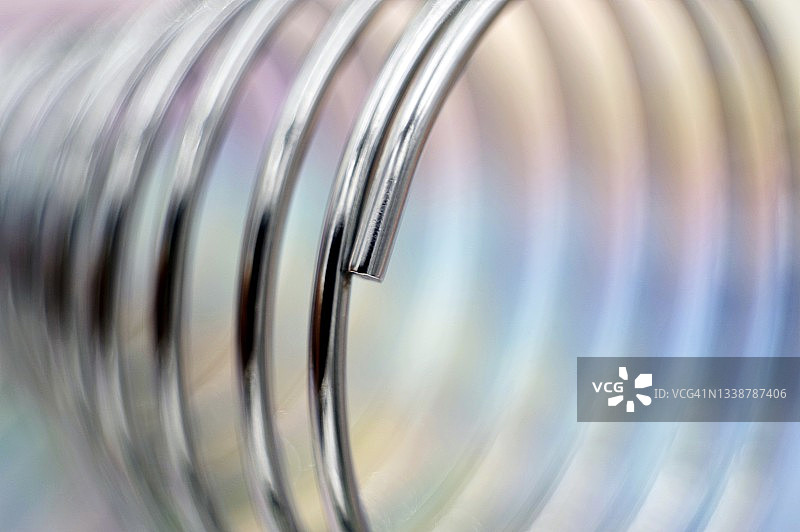 无限银色螺旋图片素材