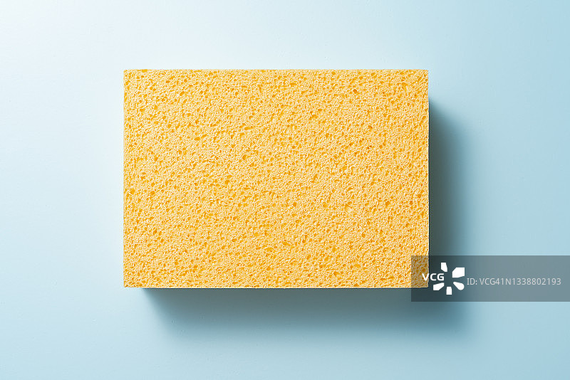 黄色清洁海绵图片素材