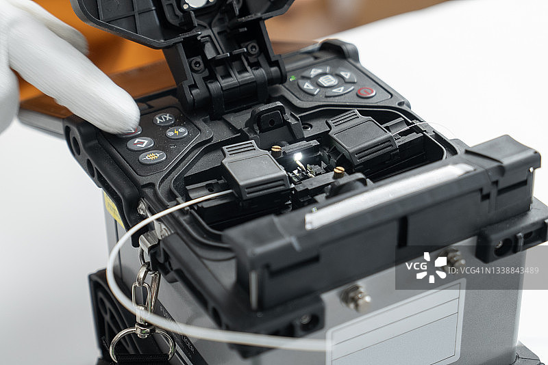 光纤焊接图片素材