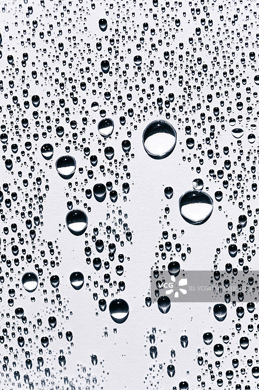 白色水滴背景：扁平风格设计图片素材