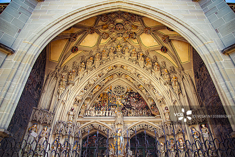 瑞士伯尔尼的最后审判图片素材