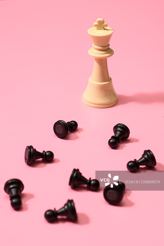 国际象棋的经营理念、领导与成功图片素材