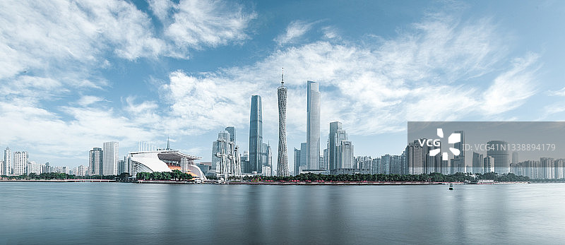 广州城市的天际线图片素材
