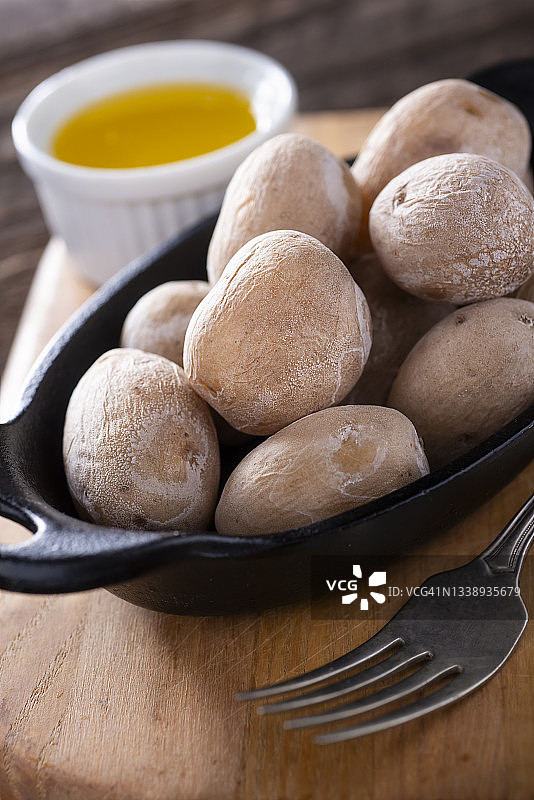 盐焗土豆图片素材