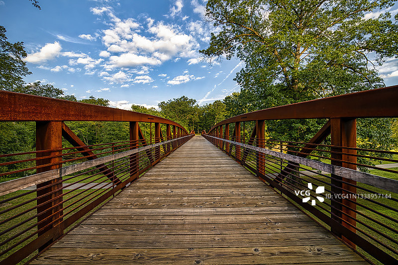 卡斯卡特公园桥图片素材
