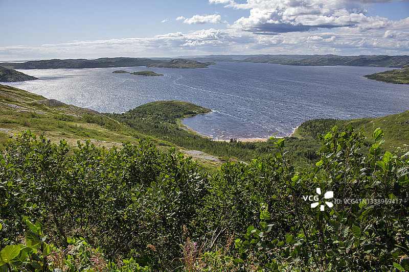魁北克博纳埃斯佩兰斯，圣保罗河周边的风景图片素材