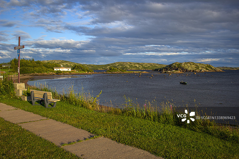 加拿大魁北克省老维克斯堡海湾图片素材