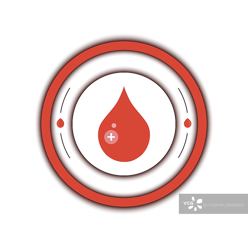 献血概念插画图片素材