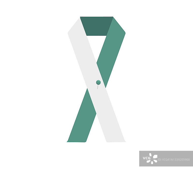 宫颈癌防治意识宣传丝带概念图图片素材