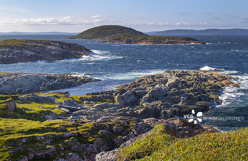加拿大拉布拉多地区的巴特尔港图片素材