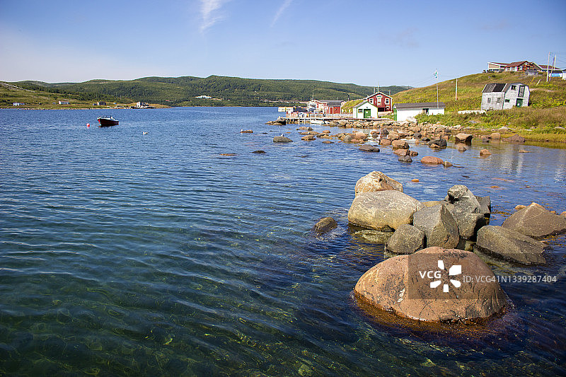 加拿大拉布拉多红色海湾图片素材