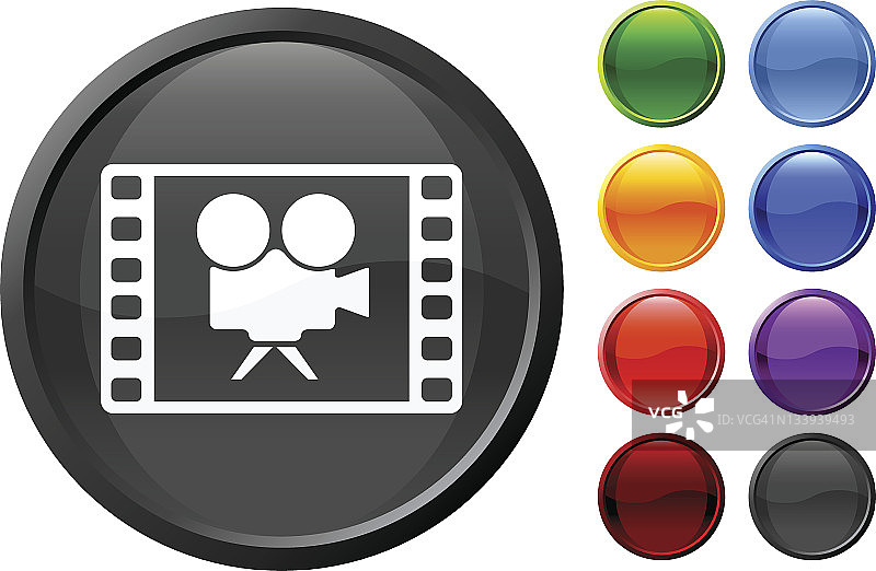 电影胶片免版税矢量图图片素材