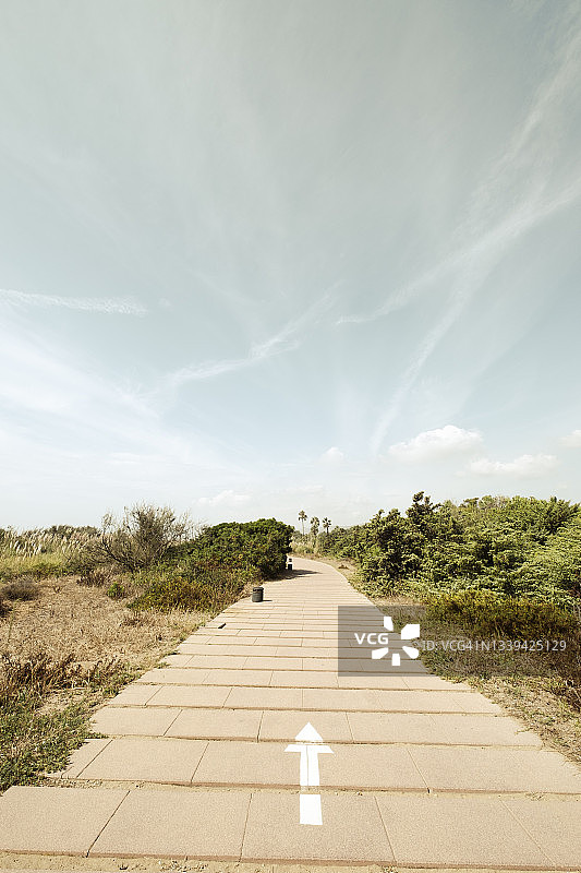 保护景观小径图片素材