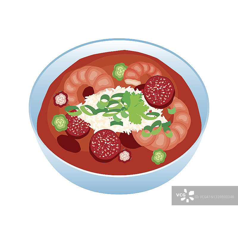 秋葵汤图标矢量图图片素材