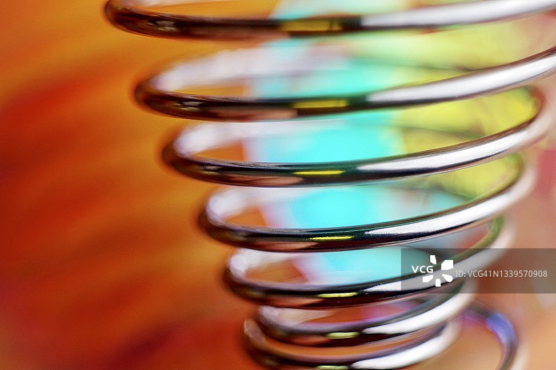 银色螺旋图片素材