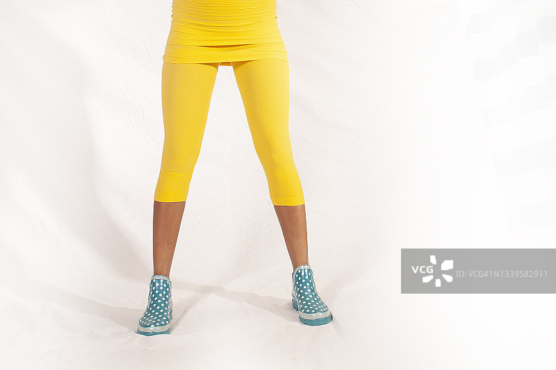 彩色波点雨靴图片素材