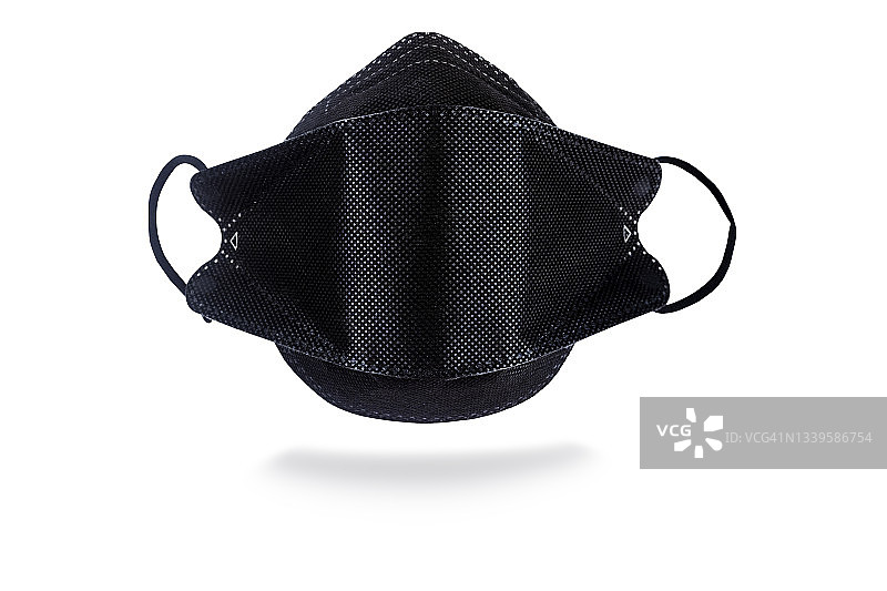 带剪切路径的白色背景上的医用口罩图片素材