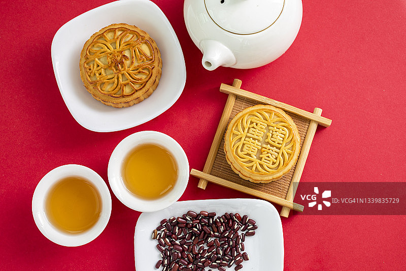中国中秋节美食月饼图片素材
