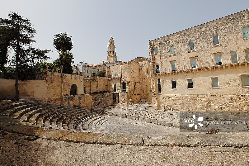 意大利莱切的古罗马剧院图片素材