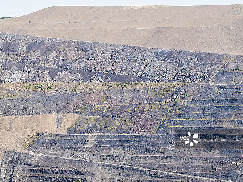 西班牙莱昂圣卢西亚露天矿图片素材