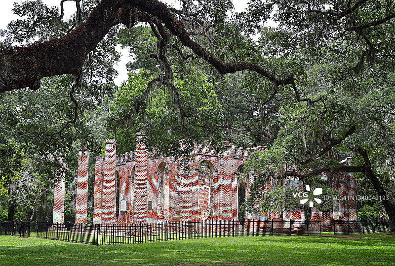谢尔顿教堂遗址图片素材
