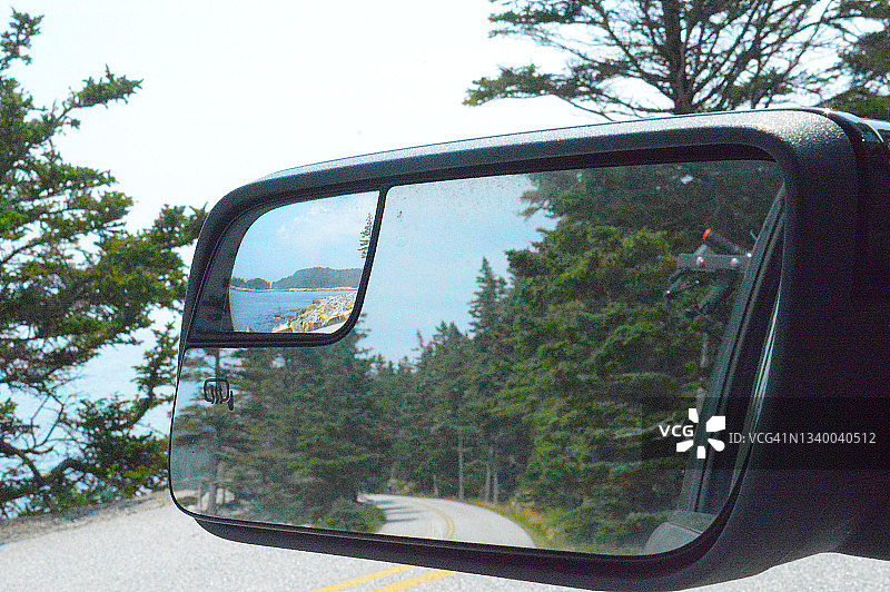 缅因州阿卡迪亚国家公园的斯库迪克半岛图片素材