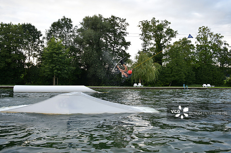 列尼公园滑水运动图片素材
