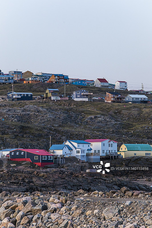 加拿大伊卡卢伊特市的房屋图片素材