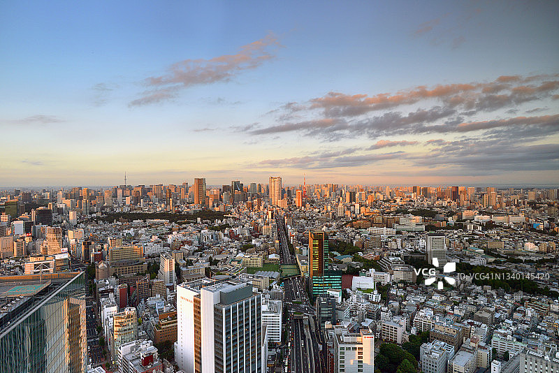 东京全景图片素材