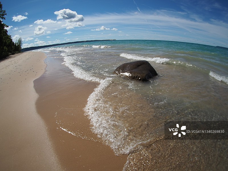 日落海岸图片素材