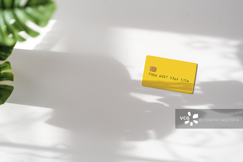 黄色信用卡图片素材