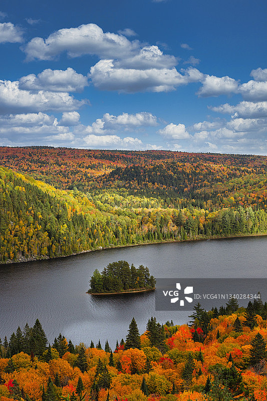 拉莫里斯国家公园的秋色图片素材