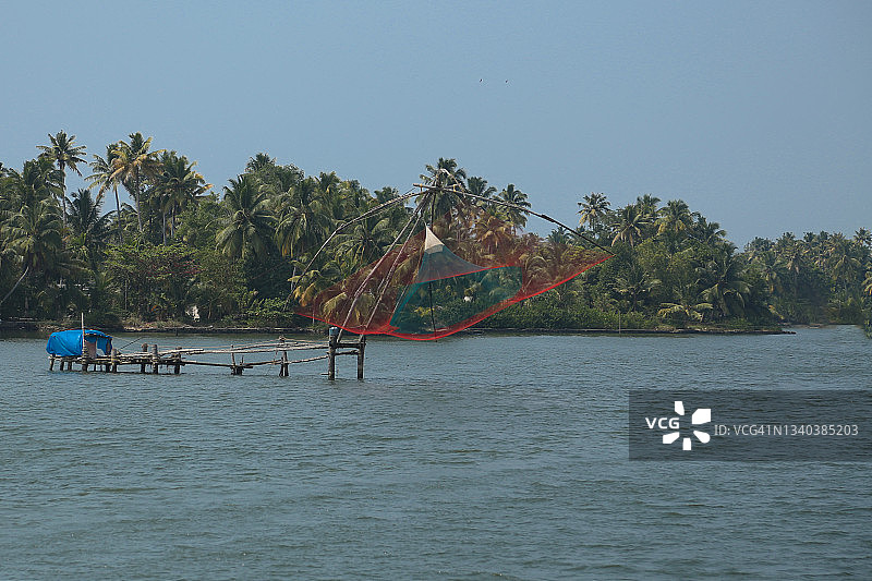 彩色渔网图片素材