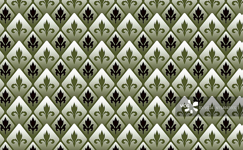 无缝图案上的鸢尾花图片素材