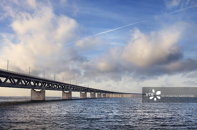 厄勒海峡大桥图片素材