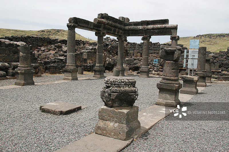 科拉津犹太教堂遗址图片素材