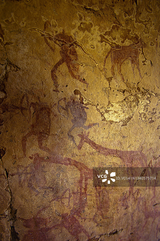 塔曼拉塞特,塔西利阿杰尔国家公园,阿尔及利亚,撒哈拉,非洲图片素材