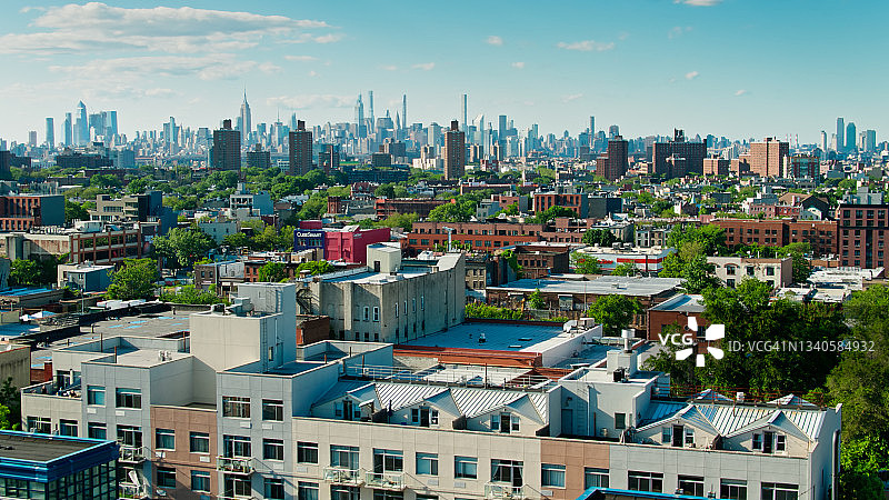 展望高地和皇冠高地航拍图片素材