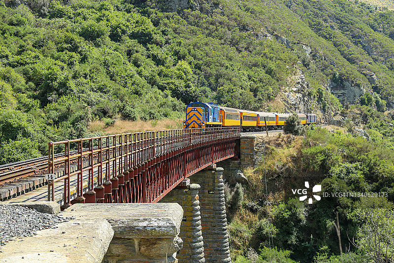 泰伊里峡谷铁路之旅，新西兰达尼丁图片素材