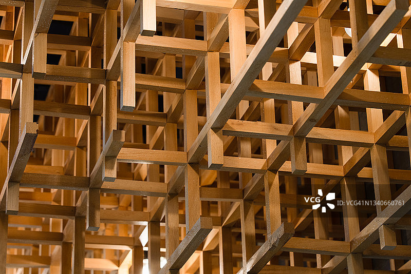 住宅木结构框架图片素材