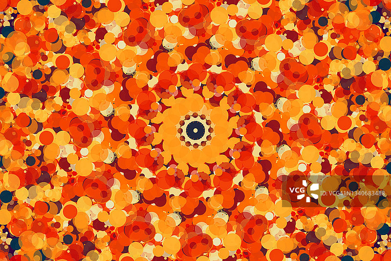 抽象圆形图案图片素材