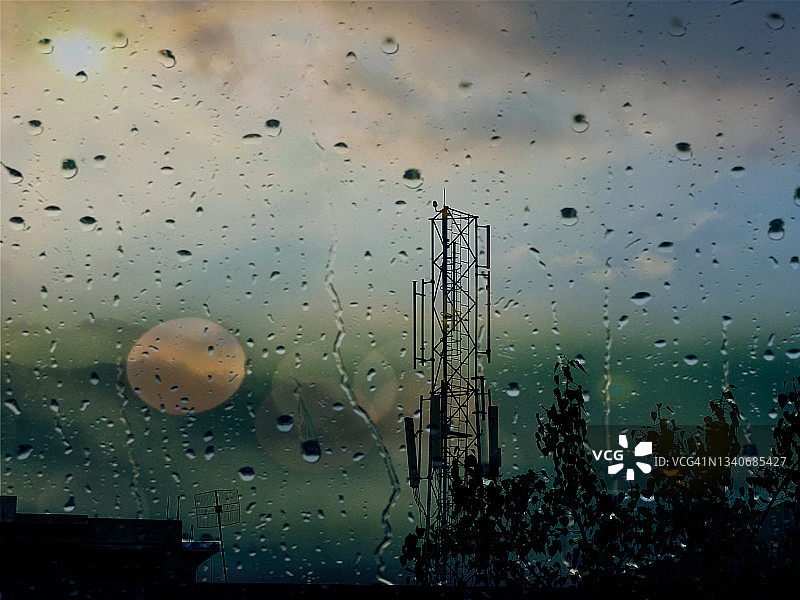 雨中的窗户 2图片素材