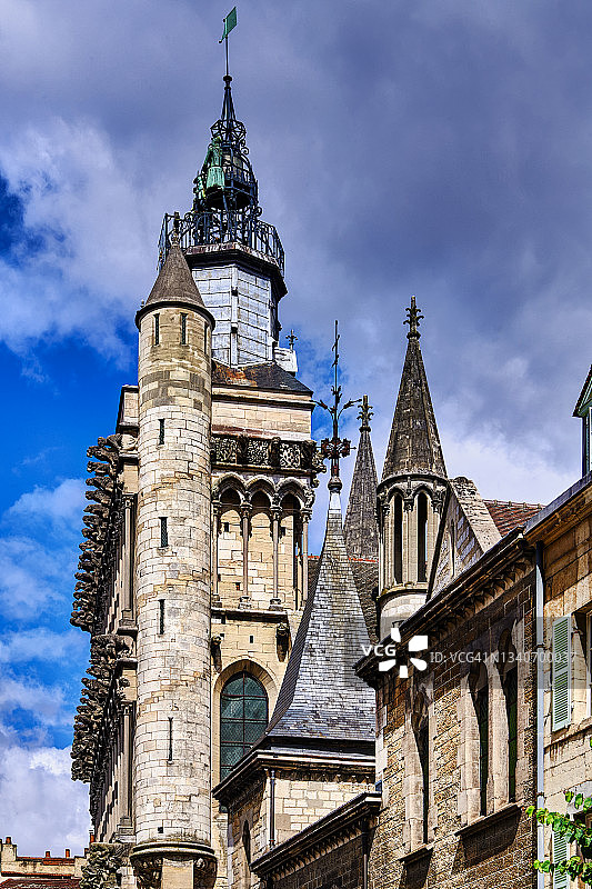 法国勃艮第第戎圣母院图片素材