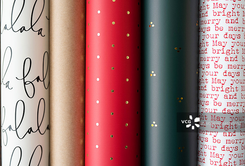 彩色节日包装纸图片素材